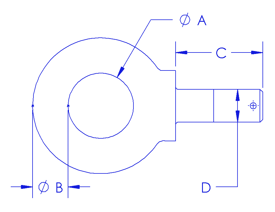 Drawbar Swivel Towing Eye Bolt in Style